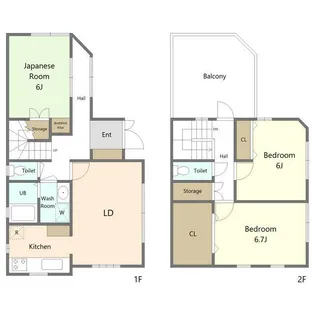 千葉県松戸市五香7【一戸建】の間取り