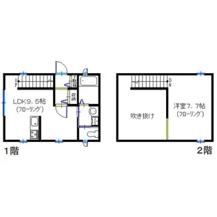神奈川県藤沢市善行坂1【一戸建】の間取り