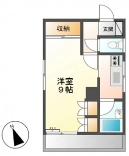 ヴェルディ八幡【4階】の間取り