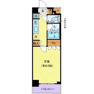 ラグジュアリーアパートメント西新宿【1階】の間取り