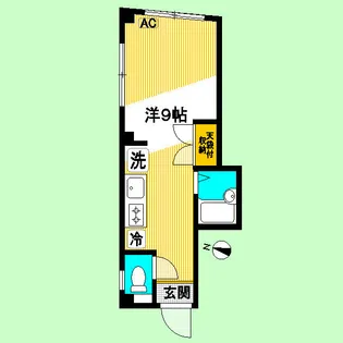 小田切荘【3階】の間取り