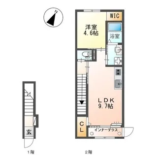 ダイアモンド ムーン【2階】の間取り