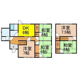 愛媛県西条市福武甲【一戸建】の間取り