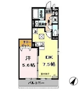 パークハイム参番館 A棟【1階】の間取り