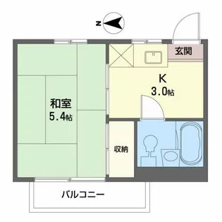 コーポロイヤル【2階】の間取り