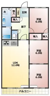 千葉県八千代市緑が丘4【マンション】の間取り