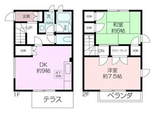 神奈川県横浜市磯子区東町【一戸建】の間取り