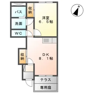 メゾネット・タンポポ【1階】の間取り