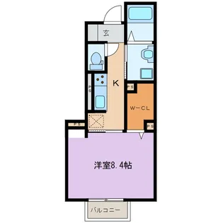 メルベーユ (南江島町)【1階】の間取り