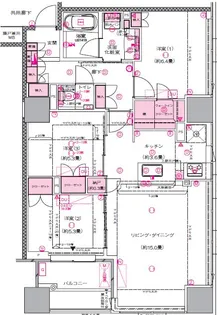 アイコニックタワー 新潟ステーション【8階】の間取り