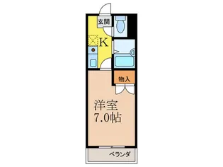 GSハイツ【1階】の間取り