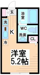 神奈川県川崎市多摩区西生田3【アパート】の間取り