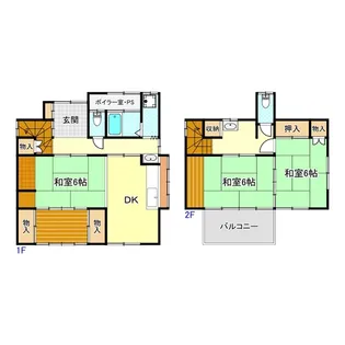福島県須賀川市南町【一戸建】の間取り