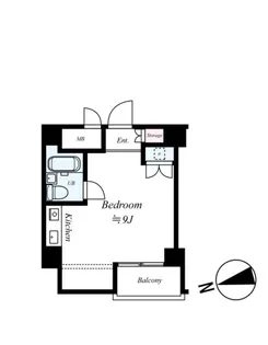メインステージ大森町駅前【1階】の間取り