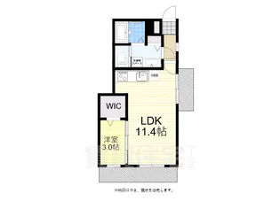 ルナ大久保駅前【2階】の間取り