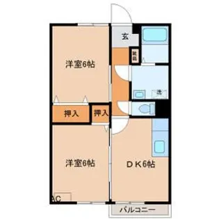 ウインザー97【2階】の間取り