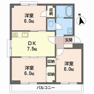 小野マンション【2階】の間取り