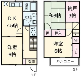 神奈川県横浜市旭区中希望が丘【一戸建】の間取り