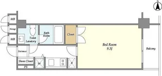 NONA PLACE渋谷神山町【2階】の間取り