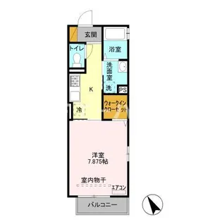 千葉県習志野市藤崎3【アパート】の間取り