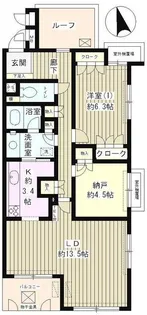 スクエア高円寺【3階】の間取り