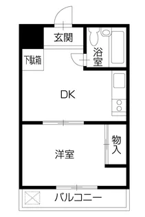 サンハイツ【6階】の間取り