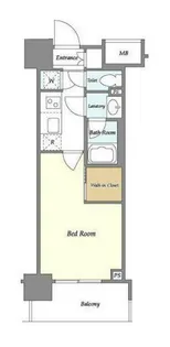 ルジェンテ新中野STATION ONE【10階】の間取り