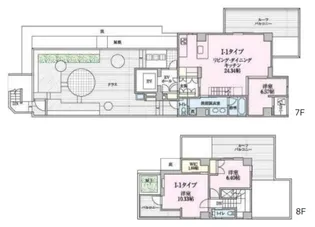 アーバンパーク代々木【7階】の間取り