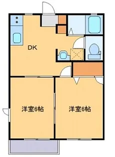 レジデンスみなみ【2階】の間取り