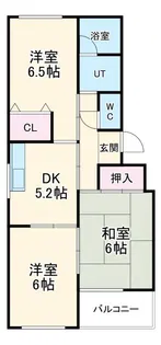 メゾンドアイン【4階】の間取り