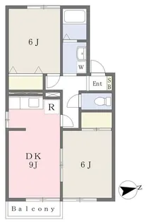 セジュールROSE【2階】の間取り
