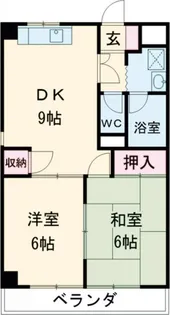 サンテラス司【4階】の間取り