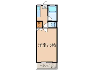 宮崎県都城市志比田町【アパート】の間取り