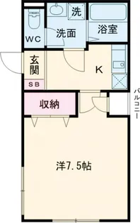 GLOBE Residence111【1階】の間取り