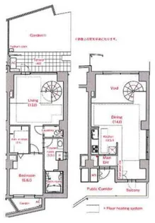 TRES赤坂の間取り