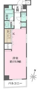 グレンパーク神楽坂【5階】の間取り