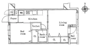 ステージ中馬込【1階】の間取り