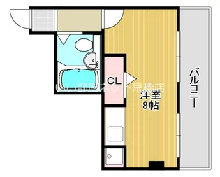 クレール若竹【2階】の間取り