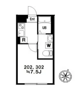 東京都新宿区西新宿4【マンション】の間取り