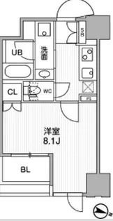 東京都千代田区東神田1【マンション】の間取り
