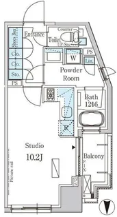 パークアクシス白金【9階】の間取り