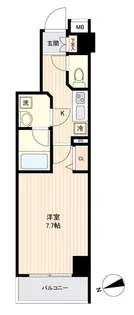ヴァレッシア蒲田シティ【4階】の間取り