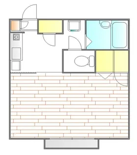 ヴィラージュ真間【2階】の間取り