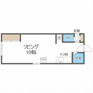 北海道札幌市中央区南四条東4【マンション】の間取り