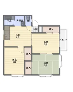 レジデンスかい【2階】の間取り