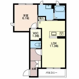 グランメゾン萌 C【1階】の間取り