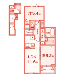 GOAT佐島【2階】の間取り