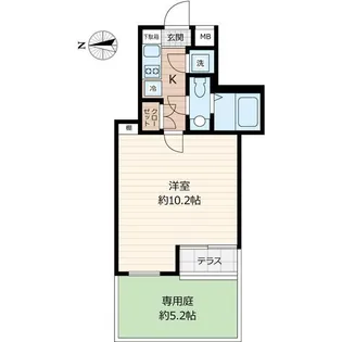 東京都板橋区赤塚8【マンション】の間取り