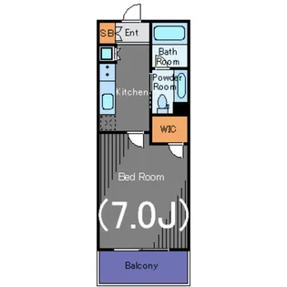 レ・サン・サーンス【2階】の間取り