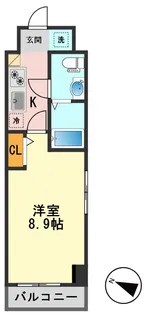 東京都葛飾区亀有5【マンション】の間取り